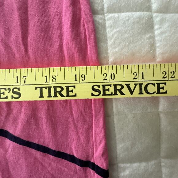 Marushka Dress Womens XL PInk Hand Printed Whale Artsy Preppy Coastal Beach - Picture 10 of 11